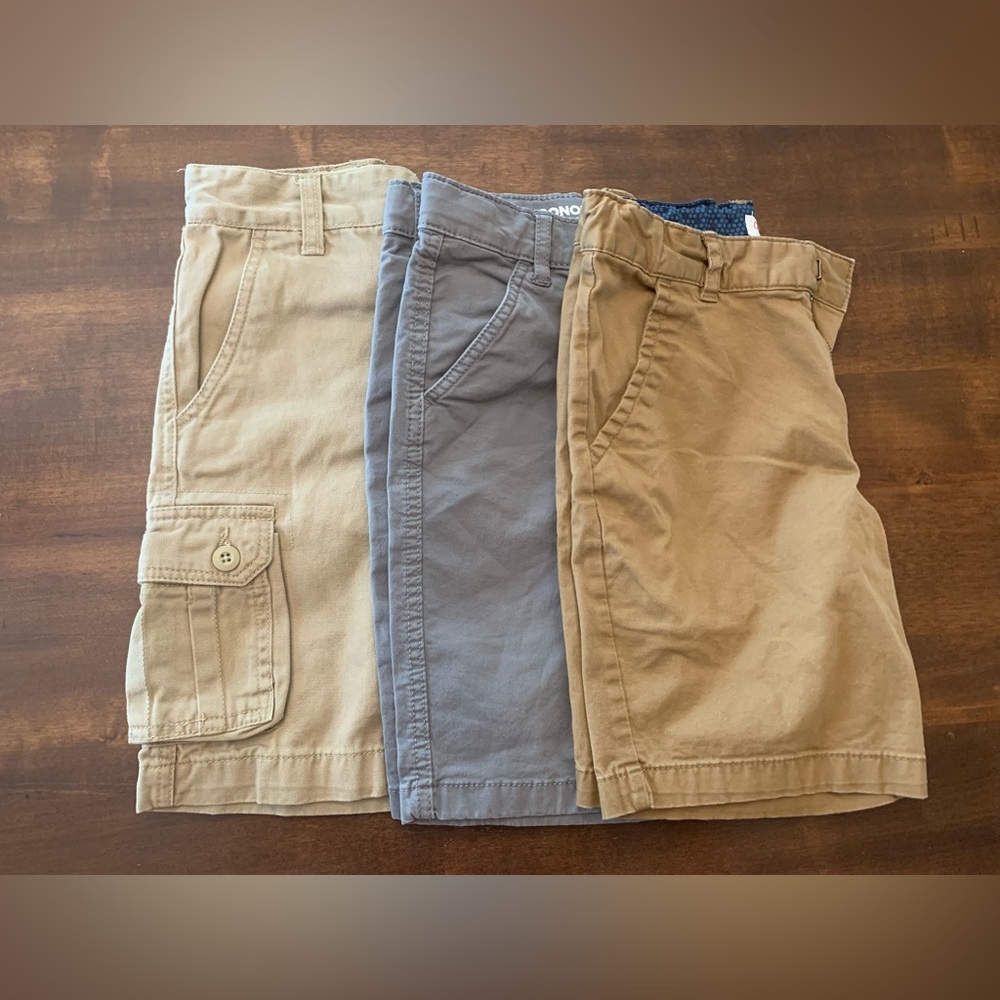 3 pairs of boys shorts 7/8